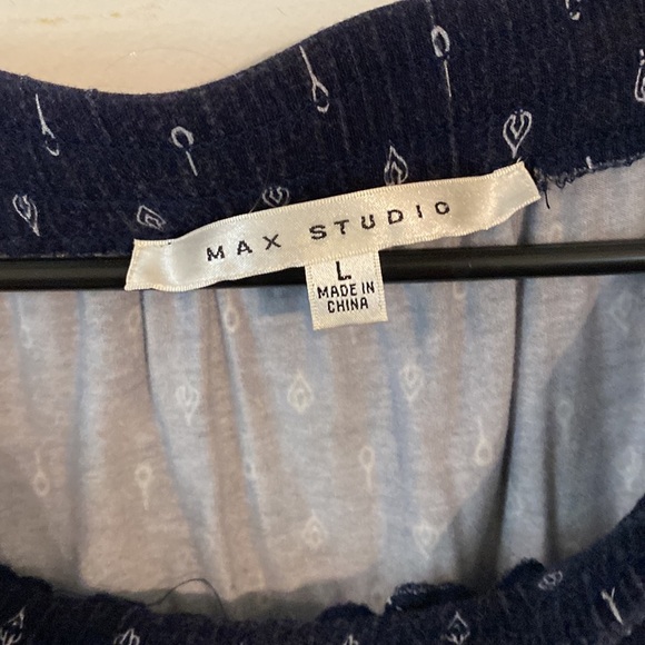 Navy maxi shirt - Picture 2 of 4